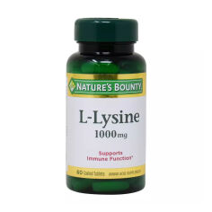Акція на Дієтична добавка амінокислота в каплетах Nature's Bounty L-Lysine L-Лізин 1000 мг, 60 шт від Eva