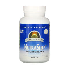 Акція на Дієтична добавка вітамінно-мінеральний комплекс в таблетках Source Naturals NutraSleep, 100 шт від Eva