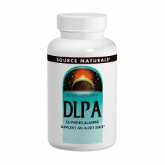 Акція на Дієтична добавка амінокислота в таблетках Source Naturals DLPA DL-Фенілаланін, 375 мг, 120 шт від Eva