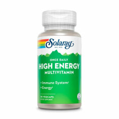 Акция на Дієтична добавка мультивітаміни в капсулах Solaray Once Daily High Energy, 30 шт от Eva