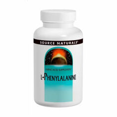 Акція на Дієтична добавка амінокислота в таблетках Source Naturals L-Phenylalanine L-Фенілаланін, 500 мг, 100 шт від Eva