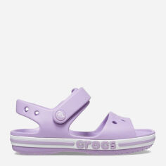 Акция на Дитячі сандалії для дівчинки Crocs 205400-5PR 23-24 (C7) Світло-фіолетові от Rozetka