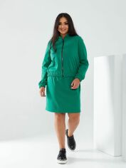 Акция на Костюм жіночий New Fashion 255-1 50-52 Зелений от Rozetka
