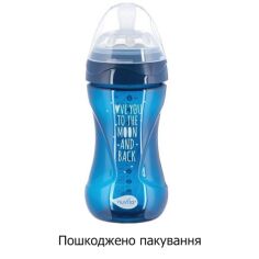 Акция на Бутылочка для кормления Nuvita NV6032 Mimic Cool 250мл 3м+ Антиколиковая, синяя (NV6032NIGHTBLUE) (повреждена упаковка) от MOYO