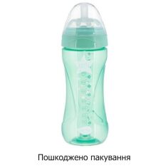 Акция на Бутылочка для кормления Nuvita NV6052 Mimic Cool 330мл 4м+ Антиколиковая, зеленая (NV6052GREEN) (повреждена упаковка) от MOYO