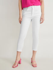 Акція на Капрі джинсові Skinny жіночі C&A 2196980 34 Білі від Rozetka