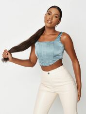 Акція на Корсет-топ жіночий Missguided TWR630990 34 Блакитний від Rozetka