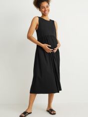 Акция на Сукня для вагітних міді літнє жіноче C&A GD-00070352 S Чорне от Rozetka