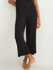 Акція на Піжамні штани з віскози жіночі C&A GD-00070190 S Чорні від Rozetka