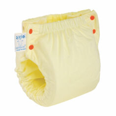 Акція на Підгузок трикотажний Еко Пупс Easy Size Premium з вкладишем Abso Maxi, жовтий, 7-13 кг від Eva