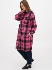 Акція на Куртка демісезонна довга жіноча EQUILIBRI MH Shirt Long M Рожева від Rozetka