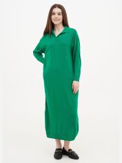 Акція на Плаття міді осіннє жіноче EQUILIBRI TPR Dress P One Size Зелене від Rozetka