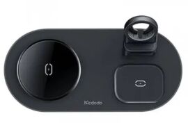 Акція на Mcdodo Wireless Charger 3in1 Black (CH-7063) для iPhone, Apple Watch and Apple AirPods від Y.UA