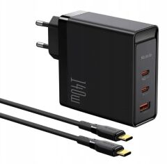 Акция на Mcdodo Wall Charger USB+2xUSB-C CH-2913 GaN 5 Pro 140W with cable USB-C Black от Y.UA