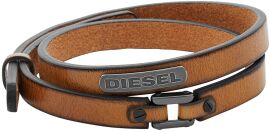 Акция на Мужской браслет Diesel коричневый (DX0984040) от Stylus
