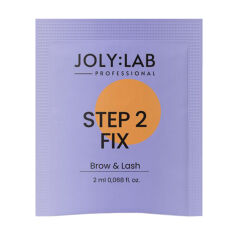 Акція на Засіб для ламінування брів та вій Joly:Lab Brow & Lash Step 2 Fix, 2 мл від Eva