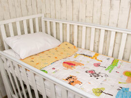 Акція на Покрывало для детской кроватки Jungle Руно від Podushka