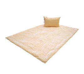 Акция на Набор демисезонное антиаллергенное одеяло и подушка Руно Rose Pink 140х205 см + 1 подушка 50х70 см от Podushka