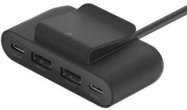 Акція на Belkin Adapter USB-C to 2хUSB-C+2хUSB Black (BUZ001BT2MBKB7) від Y.UA