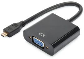 Акція на Digitus Adapter microHDMI to Vga Black (DA-70460) від Y.UA