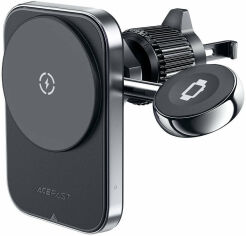 Акция на Acefast Car Holder Air Vent MagSafe 15W Black D18 for iPhone 15 I 14 I 13 I 12 series and Apple Watch от Stylus