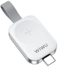 Акція на Wiwu Wireless Charger Magnetic M16 for Apple Watch White від Stylus