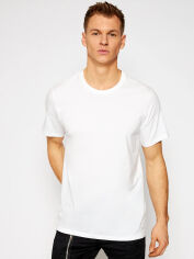Акция на Набір чоловічих футболок бавовняний Calvin Klein Underwear 000NB4011E-100 L 3 шт Білий от Rozetka