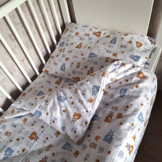 Акція на Комплект постельного белья детский Sleeping bears SoundSleep фланель Детский комплект від Podushka