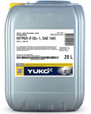 Акція на Трансмісійна олія Yuko Нігролл GL-1 Sae 140 20 л від Y.UA