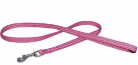 Акція на Повідець для собак Croci Soft Reflective світловідбивний м'який 120х2 см рожевий (C5079877) від Y.UA