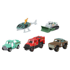 Акція на Набір автомобілів Matchbox Wildfire Rescue (С1817/HVT74) від Будинок іграшок