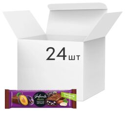 Акция на Упаковка батончиків Vale з чорносливом та арахісом глазуровані кондитерською глазур’ю Infanta 40 г х 24 шт от Rozetka