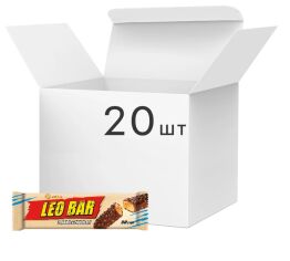 Акція на Упаковка батончиків Vale вафельні з карамеллю зі смаком ванілі глазуровані шоколадною глазур’ю Leo Bar 50 г х 20 шт від Rozetka