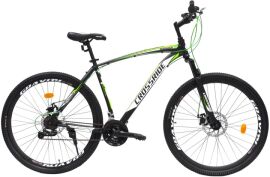 Акция на Велосипед Crossride Madman 27.5" 17" 2023 Чорно-зелений (0184-З-17) + Велосипедні шкарпетки в подарунок от Rozetka
