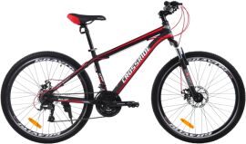 Акция на Велосипед Crossride 26 МТВ ST Bullet 17" Чорно-червоний (02621-170-3) + Велосипедні шкарпетки в подарунок от Rozetka