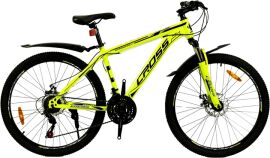 Акція на Велосипед Cross Stinger 26" Рама 17" 2022 Neon Yellow (26СTS-004312) + Велосипедні шкарпетки в подарунок від Rozetka
