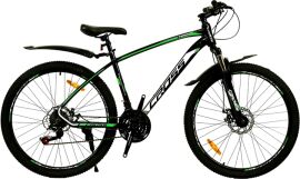 Акція на Велосипед Cross Tracker 26" Рама 17" 2022 Black-Green (26CTA-004629) від Rozetka