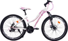 Акция на Велосипед Crossride Avenua 26" Рама 15" МТВ AL 2023 White (0160-Б) + Велосипедні шкарпетки в подарунок от Rozetka