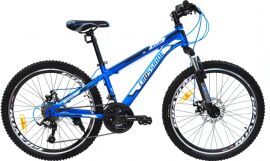 Акция на Велосипед Crossride Bullet 24" 13" 2023 Синій (0262-130-2) + Велосипедні шкарпетки в подарунок от Rozetka