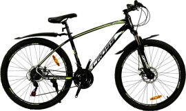 Акція на Велосипед Cross 27" Tracker 2022 Рама 17" Black-Yellow (27CTA-004940) від Rozetka