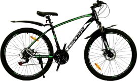 Акція на Велосипед Cross 27" Tracker 2022 Рама 17" Black-Green (27CTA-004938) від Rozetka