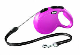 Акция на Поводок-рулетка для собак до 12 кг Flexi Classic размер S 8 м розовый (C5055229) от Stylus