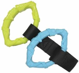 Акция на Игрушка для собак Croci Catcher Эспандер резиновый зелено-голубой 14 см (C6198304) от Stylus