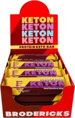 Акція на Упаковка горіхових батончиків Keton Шоколад у шоколадній глазурі 40 г х 25 шт від Rozetka
