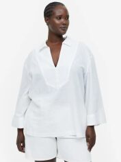 Акція на Блуза жіноча H&M 061143708 M Біла від Rozetka