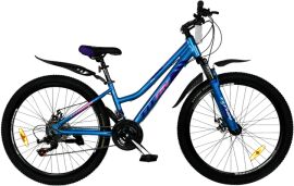 Акція на Велосипед Titan 26" Best Mate 2023 Рама-13" blue-violet (26TJA-004689) + Базовий шар Down the Road Classics у подарунок від Rozetka