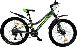 Акция на Велосипед Titan 26" Best Mate 2023 Рама-13" black-green (26TJA-004691) + Велосипедні шкарпетки в подарунок от Rozetka