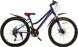 Акция на Велосипед Titan 26" Best Mate 2023 Рама-13" Dark blue-pink (26TJA-004690) + Велосипедні шкарпетки в подарунок от Rozetka