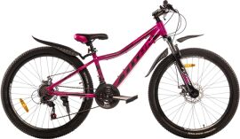 Акция на Велосипед Titan 26" Drone 2023 Рама-13" Pink-black (26TJA-004712) + Велосипедні шкарпетки в подарунок от Rozetka
