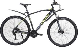 Акция на Велосипед Cronus Fantom 29" Рама 21" 2022 Black-lightgreen (29CRN-003446) + Велосипедні шкарпетки в подарунок от Rozetka